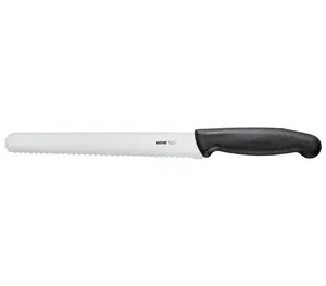 KOHE serrated knife, 211 mm, black