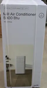 Мобильный кондиционер Mill MPAC5000, 5000 BTU/ч, 2 скорости, охлаждение, осушение, вентиляция, белый