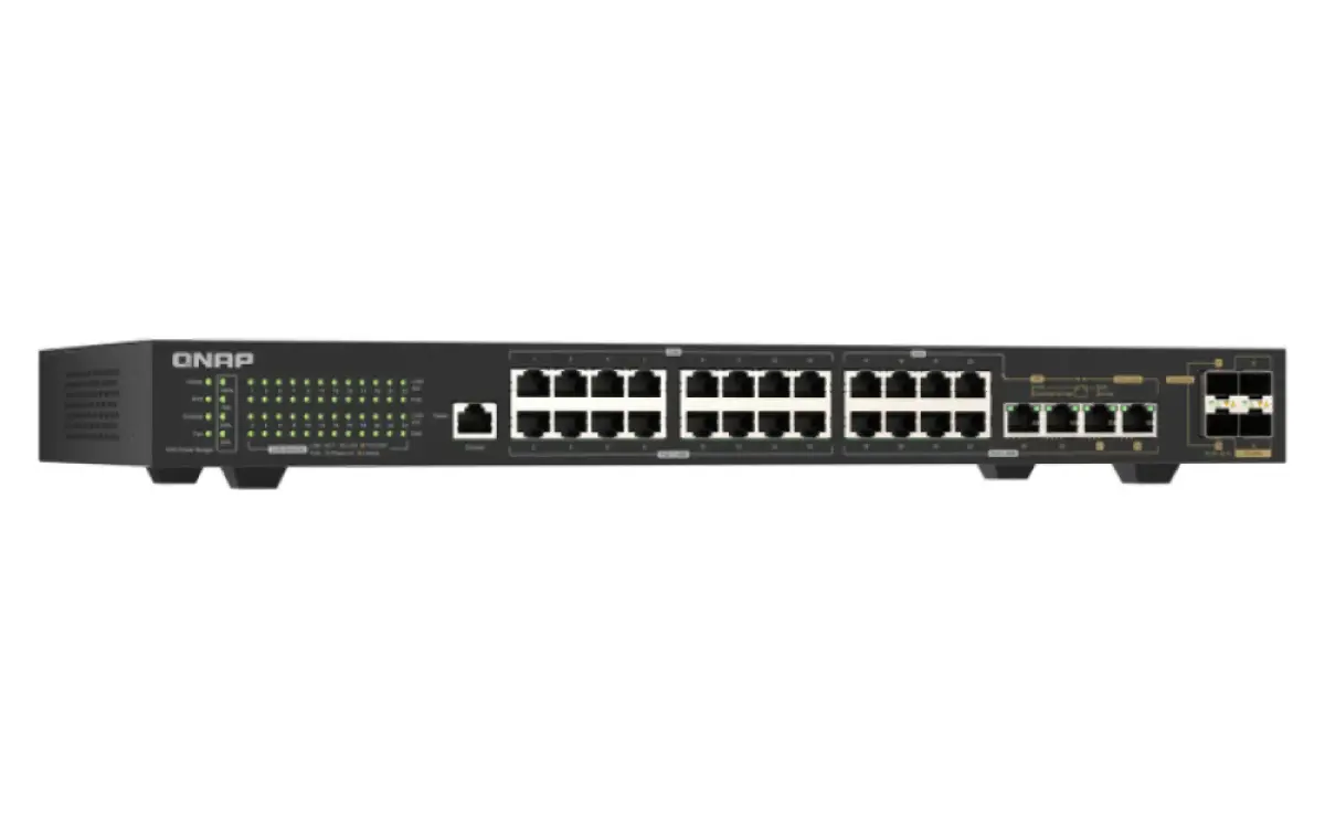 QNAP QSW-M2130P-2C2S26T pārvaldāms L2 tīkla komutators Photo 2