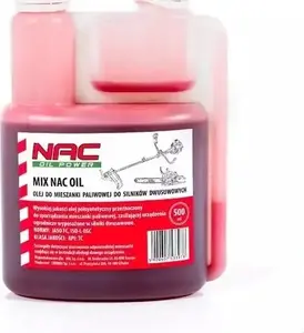 NAC 2-Stroke Engine Oil for Fuel Mixture 0.5L with Dispenser