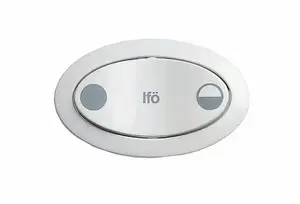 Ifö Z96608 Cera Flush Button Set White