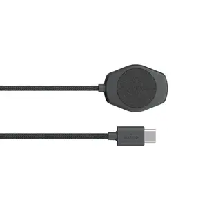 Suunto SS051210000 Viedā nēsājamā ierīce Uzlādes kabelis Melns Mikrošķiedra, Tekstils
