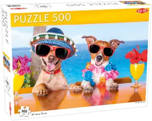 Tactic Holiday Hounds 500 pcs Jigsaw puzzle 500 pc(s) Animals