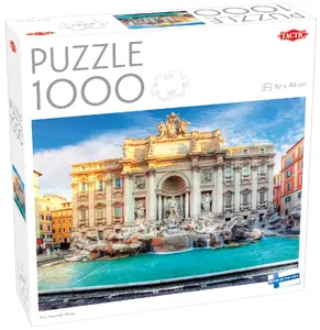 Tactic Around the World: Trevi Fountain Rome - 1000 pcs Jigsaw puzzle 1000 pc(s) City