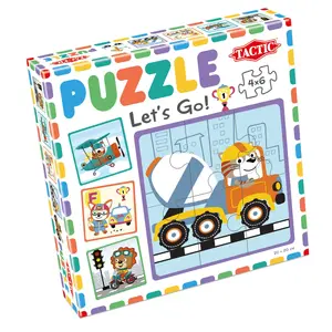 Tactic 56666 puzle 6 pcs Komiksi