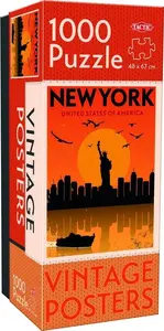 Tactic Vintage Cities New York Jigsaw Puzzle 1000 Pieces