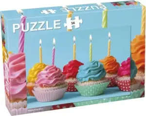 TACTIC 56-Piece Jigsaw Puzzle Cupcakes