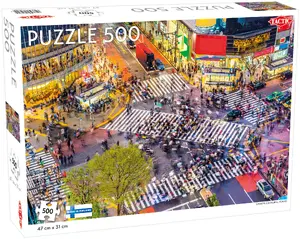 Tactic Shibuya Crossing, Tokyo 500 pcs Puzle Pilsēta