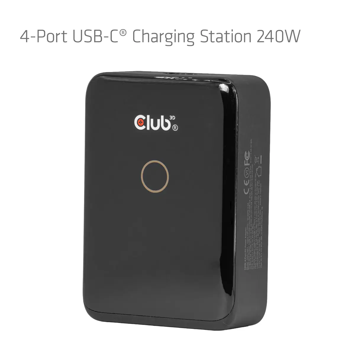 Зарядная станция Club 3D CAC-1933 4x USB-C 240 Вт Photo 2