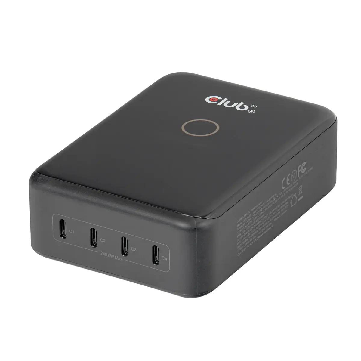 Зарядная станция Club 3D CAC-1933 4x USB-C 240 Вт Photo 10