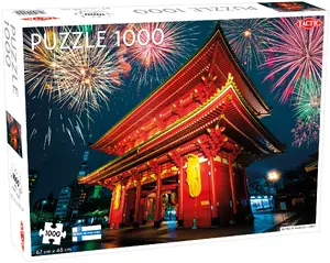 Tactic Temple in Asakusa, Japan 1000 pcs Jigsaw puzzle 1000 pc(s) City