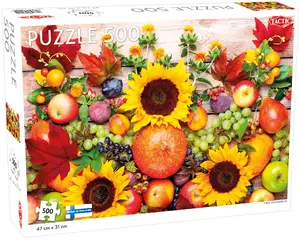 Tactic Fruit and Flowers 500 pcs Jigsaw puzzle 500 pc(s) Art