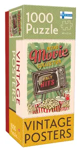 Tactic Puzzle Lovers Vintage Posters Retro Movie Collection 1000 pcs puzzle