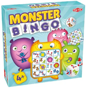 Tactic Monster Bingo Card Game Matching