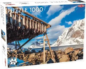 TACTIC Puzzle 1000 Pieces Fish on the Racks