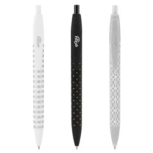 Easy Ballpoint Pen, 0.7 mm, White and Black Body