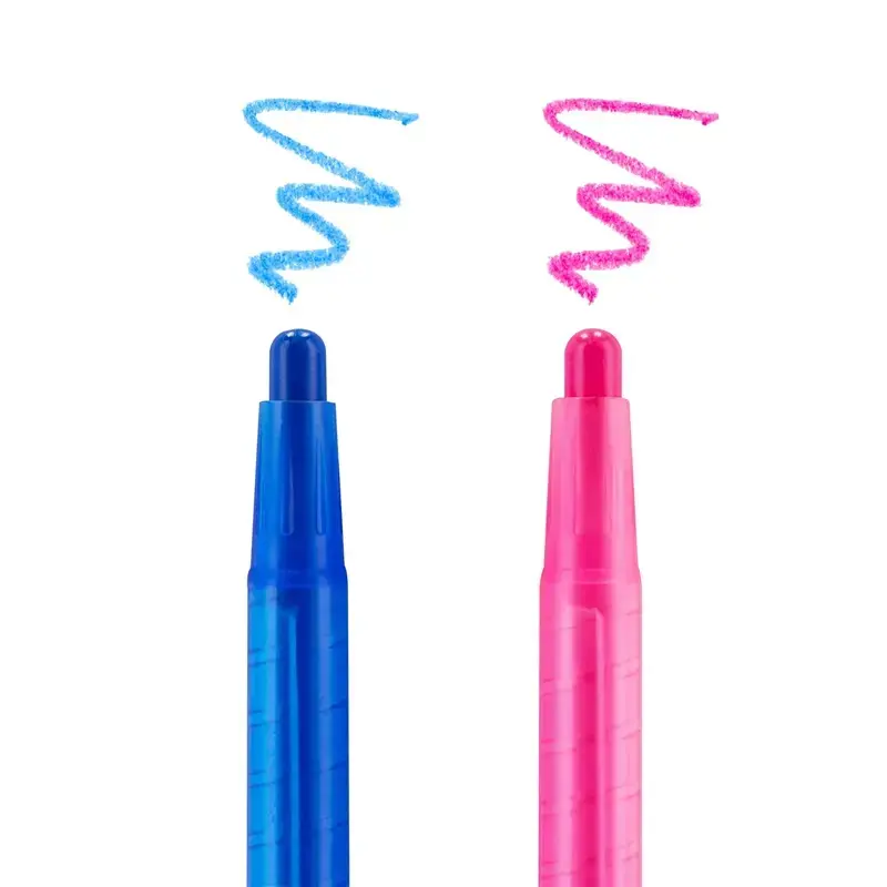Easy Twistable Wax Crayons, 12 Colors Photo 3
