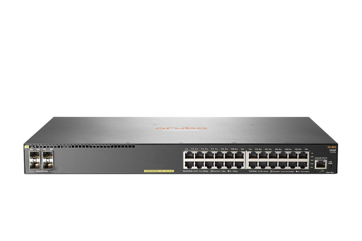 HP Enterprise Aruba 2930F 24G PoE+