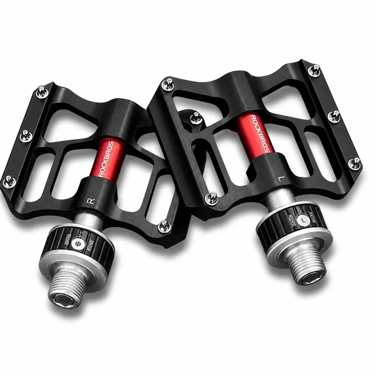 Rockbros K3462F-BK noņemami velosipēda pedāļi ar
