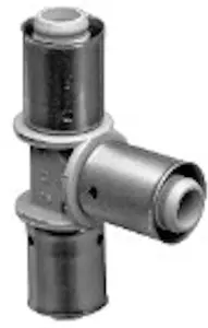 Uponor S-Press Reducing Tee PPSU 25-16-16