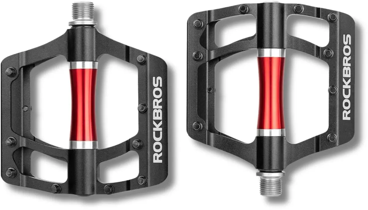 Rockbros 2020-12CBK alumīnija platformas velosipēda pedāļi