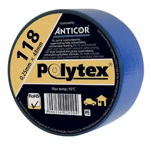 Изоляционная лента Anticor Polytex 118, 48 мм x 50 м, синяя