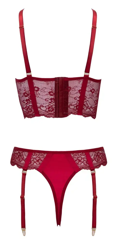 Cottelli Collection veļas komplekts ar ķēdītēm, izmērs XL Photo 8
