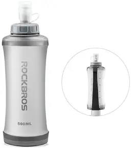 Rockbros 350017001 Soft Flask Running Water Bottle 500 ml - White