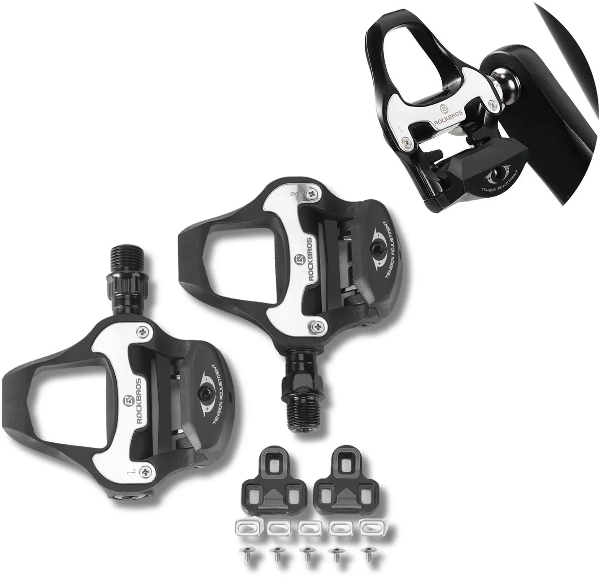 Rockbros LP-R velosipēda pedāļu klossas LOOK