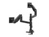 Multibrackets M Deskmount Gas Spring Dual Stacked Pole Monitor Stand Photo 3
