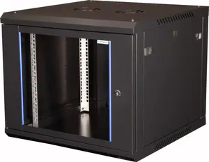 Wirewin WCAB PS3 600X600X12U B телекоммуникационная стойка 12U Монтируемая на стену стойка Черный