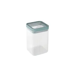 Контейнер для хранения сухих продуктов Kara, 1,2 л, прозрачный/бирюзовый