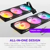 NZXT F360 RGB Reverse 360 mm ventilators Photo 5