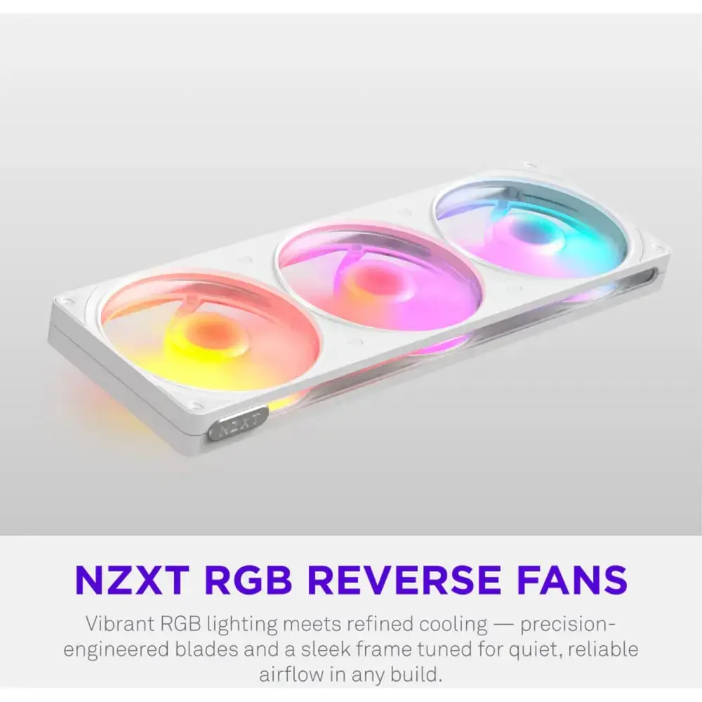 NZXT F360 RGB Reverse 360 mm ventilators Photo 3