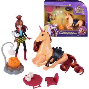 Spinmaster Unicorn Academy Cinder's Campfire rotaļu komplekts ar Valentīnas un Cinder figūriņām