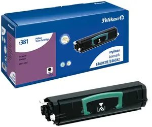 Pelikan 1031410608 Compatible Toner Cartridge for Lexmark E460, Black, 15000 Pages