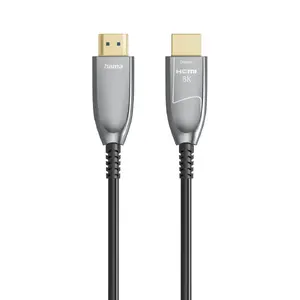 Hama 00202035 HDMI cable 10 m HDMI Type A (Standard) Black, Grey, Silver