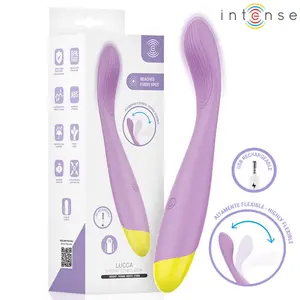Вибростимулятор INTENSE Lucca для точки G, гибкий, USB-перезаряжаемый, 10 режимов вибрации, силикон