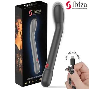 IBIZA Technology 3-in-1 G-Spot Vibrator with Suction and Vibration, 10 Modes, Black