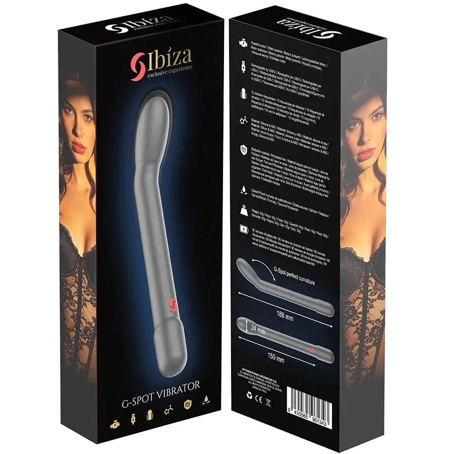 IBIZA Technology 3-in-1 G-Spot Vibrator - Black Photo 7