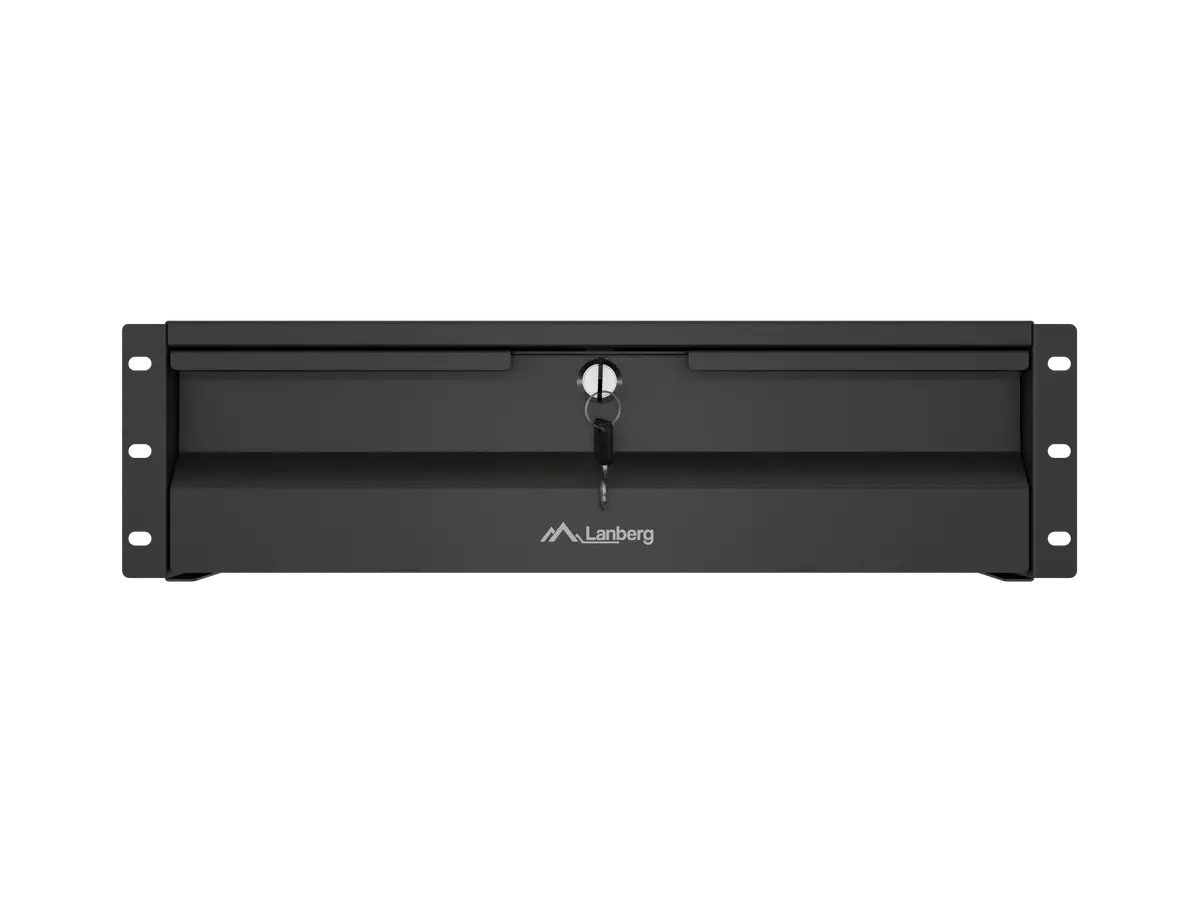 Lanberg 19 collu 3U rack atvilktne AK-2003-B melna Photo 3