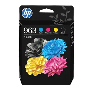 HP 963 Original Ink Cartridge 4-Pack Black, Cyan, Magenta, Yellow