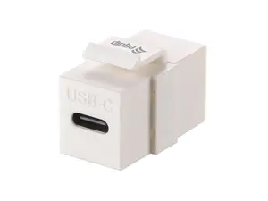 Соединитель Equip USB 3.2 Gen2 USB-C Keystone, белый