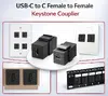 Соединитель Equip USB 3.2 Gen2 USB-C Keystone Photo 4