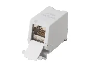 Экранированный проходной адаптер Equip Cat.6A для DIN-рейки, RJ-45