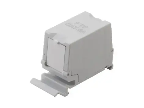 Проходной адаптер Equip Cat.6A для DIN-рейки 125581 Photo 2