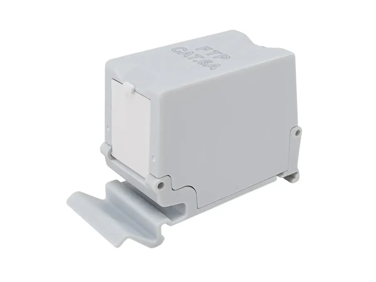 Проходной адаптер Equip Cat.6A для DIN-рейки 125581 Photo 4