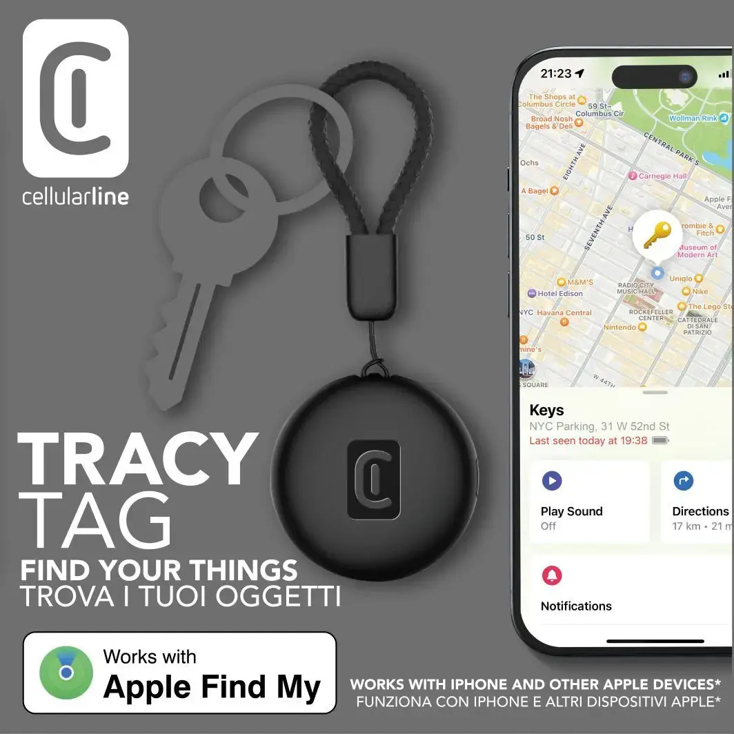 Bluetooth-трекер Cellularline TRACY TAG для iOS Photo 2