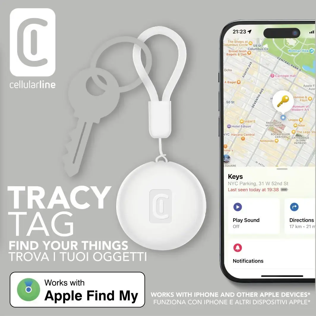 Bluetooth-трекер Cellularline TRACY TAG для iOS Photo 2
