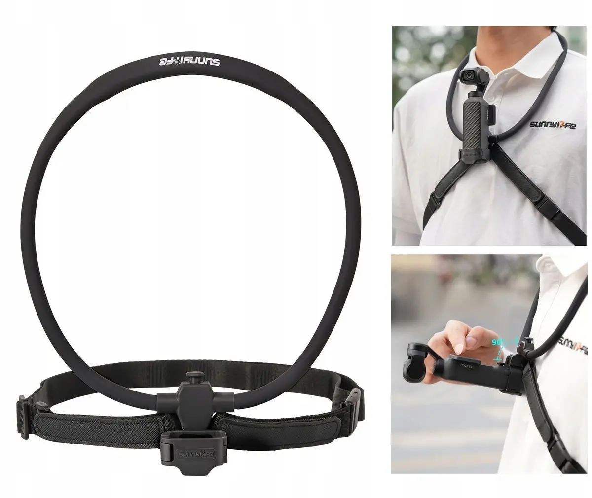 Sunnylife elastīgs kakla stiprinājums DJI Osmo
